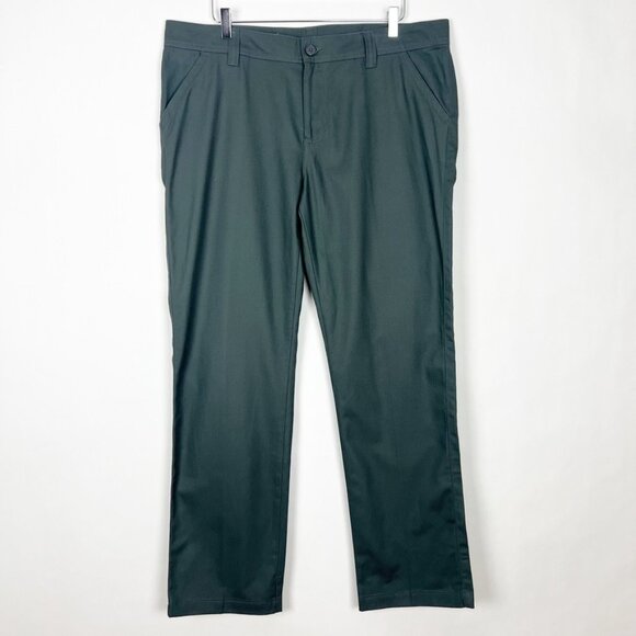 Columbia Pants Men's Size 38x32 Grey Flat Front Twill Utility Chino - Picture 1 of 13